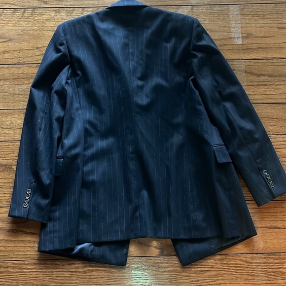 Burburrys men’s Wool Cashmere Double Breasted Jacket Size 48 - Picture 15 of 15